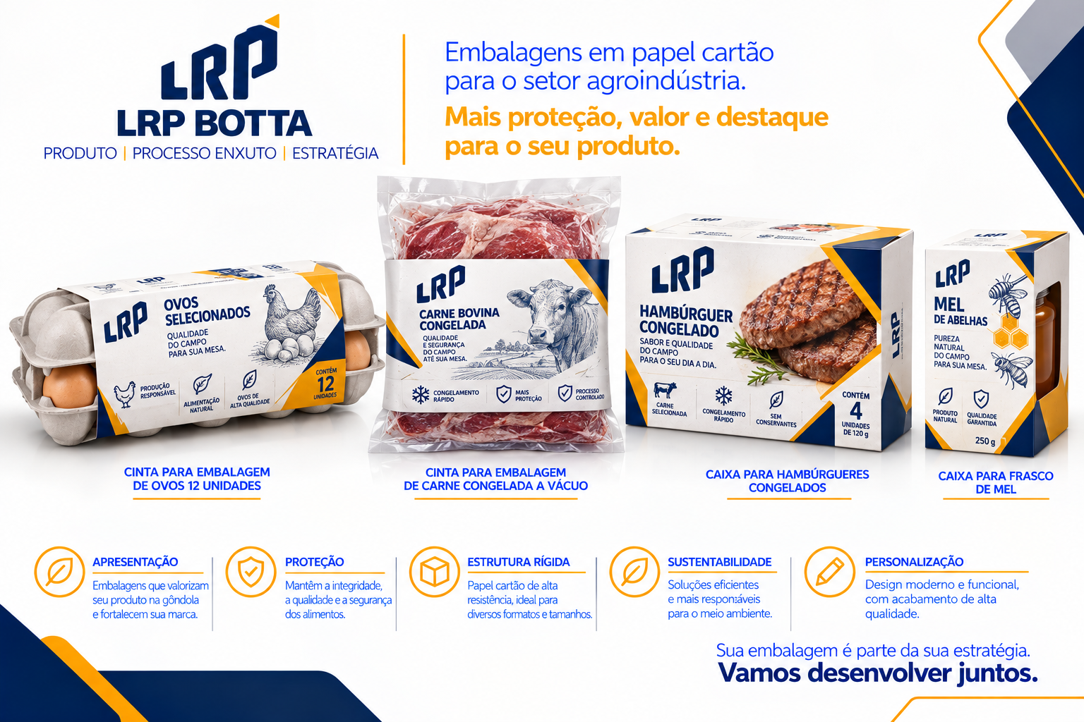 Agroindústria — Cintas e caixas