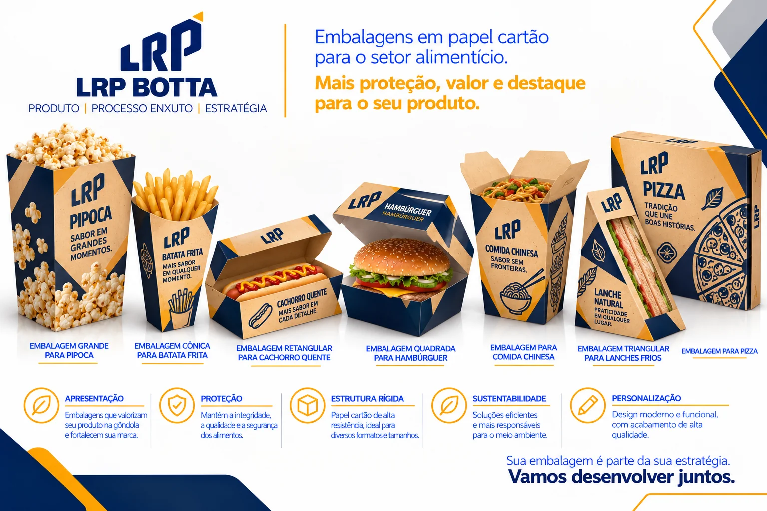Fast Food — Embalagens para alimentação